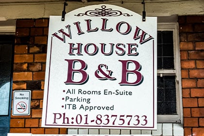 Willow House B&B Fire Rating